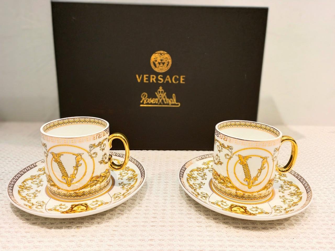 Versace Tea set of two cups many colors available - Image 6 of 12